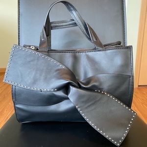 RESERVED for pwilliford - Jessica Simpson Black Kandiss Twisted Bow Satchel